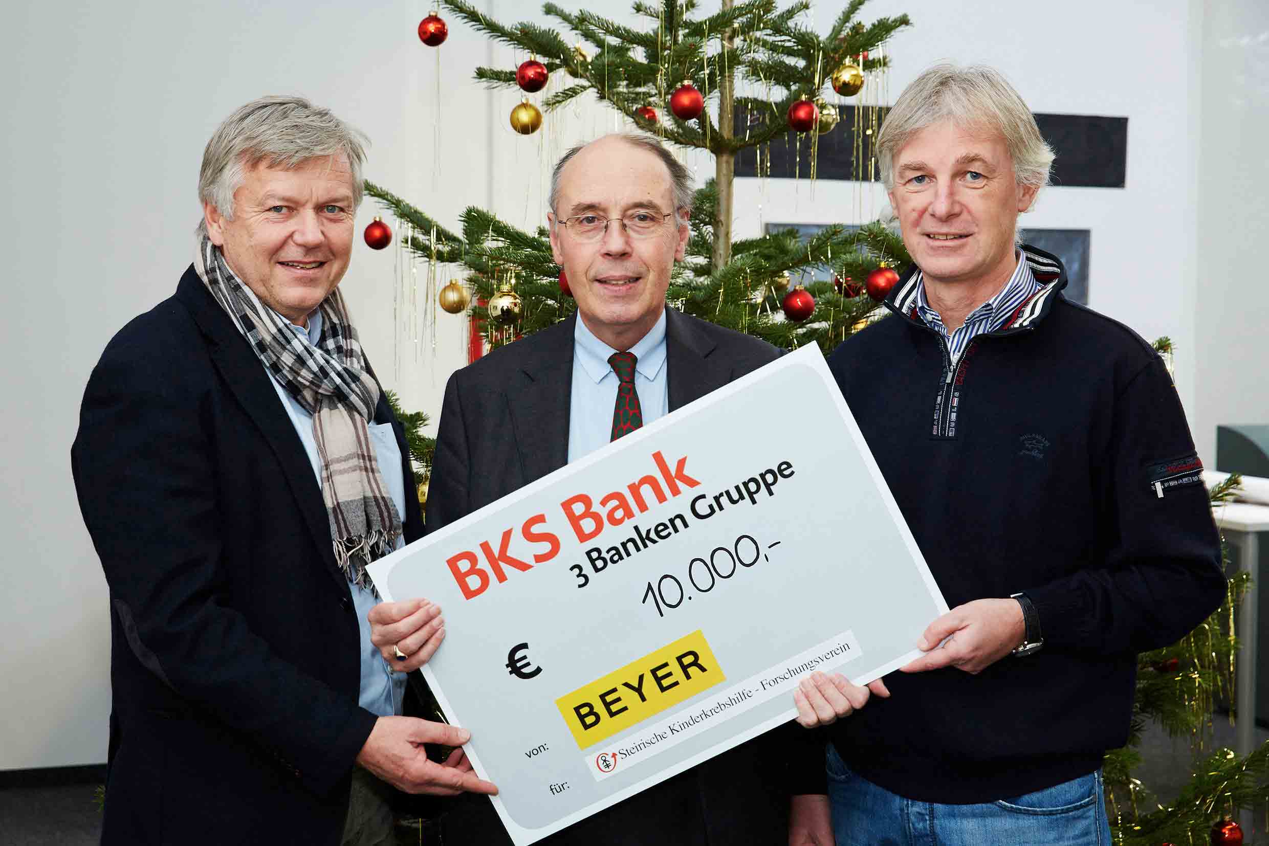 Fa. Konrad Beyer & Co spendet für die steirische Kinderkrebshilfe